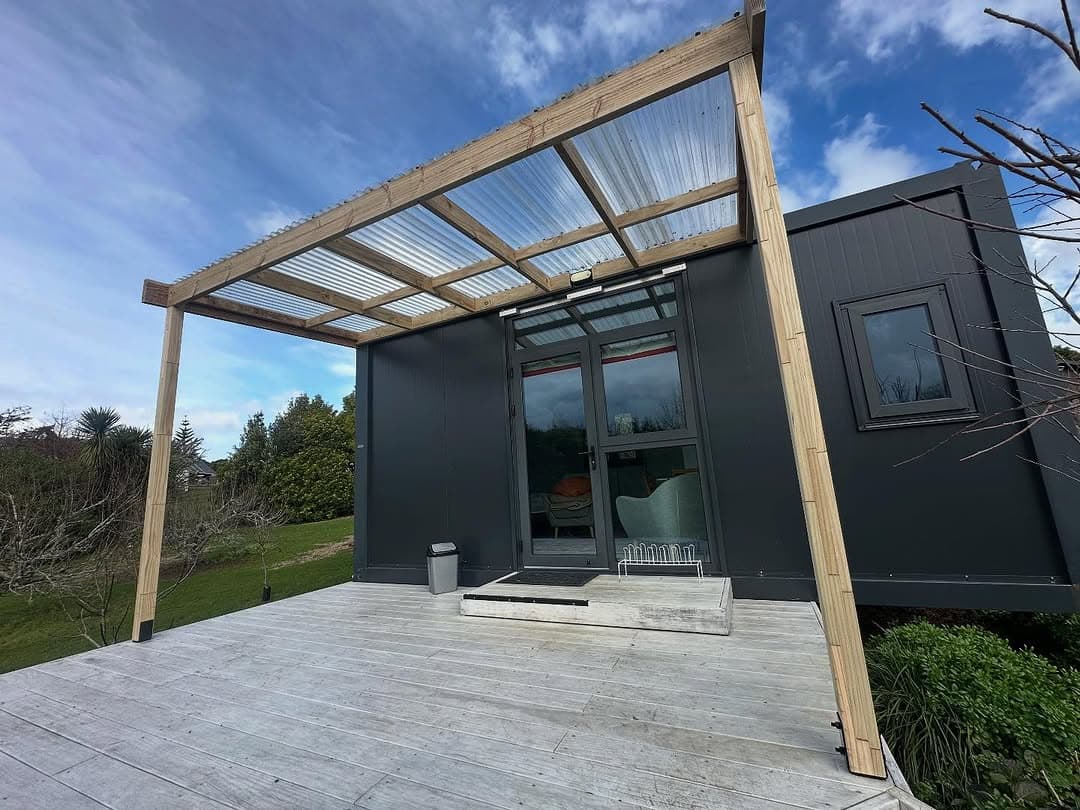 Pergola over an Airbnb deck in Pukekohe — image 2